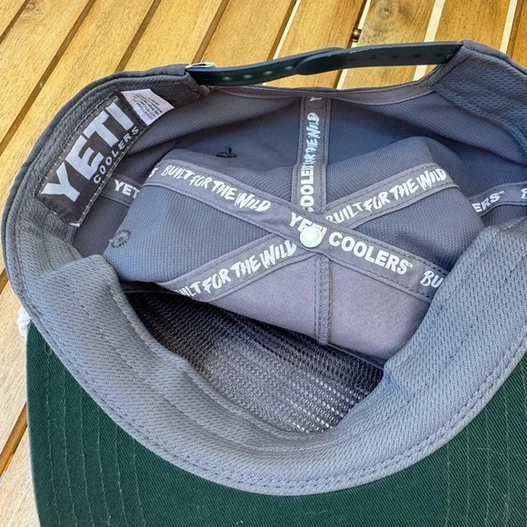 YETI Coolers Gray and Green Cap - Picture 2 of 4